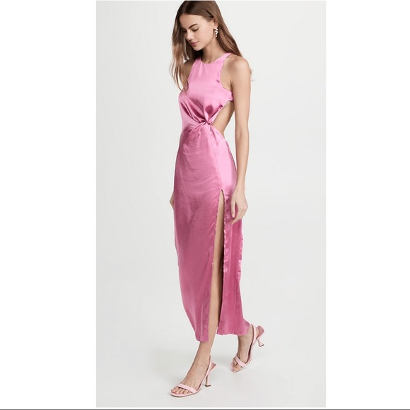 For Love And Lemons Dresses & Skirts - For Love & Lemons Taliah Maxi Dress Pink, Size Small